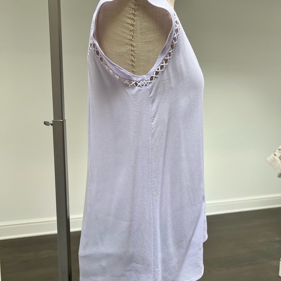 Lavender Rebecca Taylor Top-Rayon - Picture 7 of 7